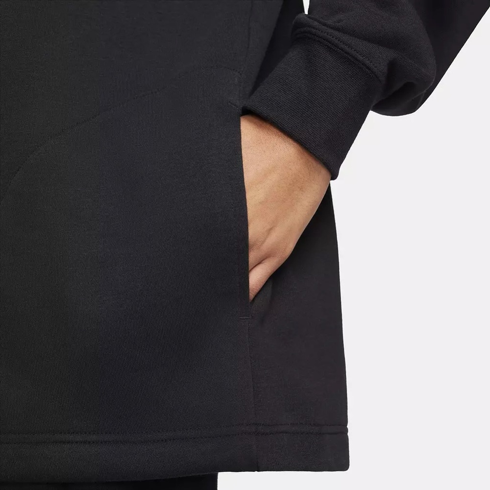 Nike Women's Club Fleece Mock Neck Oversized Hoodie Plus Size 1x - Picture 3 of 10